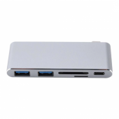 Адаптер многопортовый Type-C Card Reader Hub Адаптер многопортовый Type-C Card Reader Hub