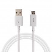 Кабель USB/microUSB 1,5м для Samsung, белый