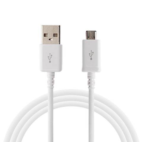 Кабель USB/microUSB 1,5м для Samsung, белый