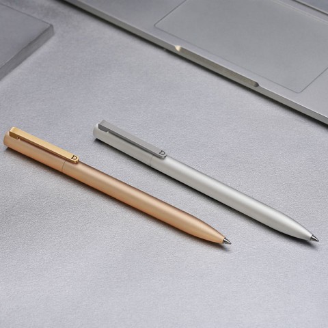 Ручка металлическая Xiaomi Mi Metal Pen, золотая-2