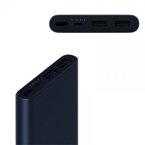 Внешний аккумулятор Xiaomi Mi Power Bank 2 10000mAh, 2xUSB, темно-синий-1