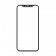 Стекло защитное 2D для iPhone X с рамкой