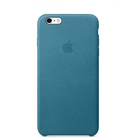 Чехол кожаный для iPhone 6/6s, "океанская синева"