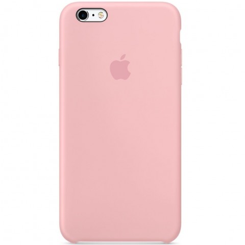 Чехол силиконовый для iPhone 6 Plus/6s Plus, светло-розовый
