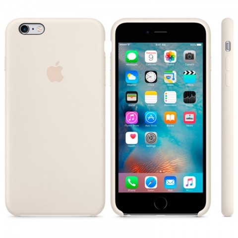 Чехол силиконовый для iPhone 6 Plus/6s Plus, мраморно-белый-1