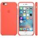 Чехол силиконовый для iPhone 6/6s, абрикосовый цвет