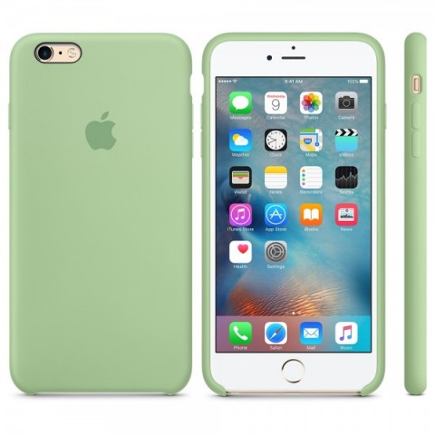 Чехол силиконовый для iPhone 6 Plus/6s Plus, мятный-1