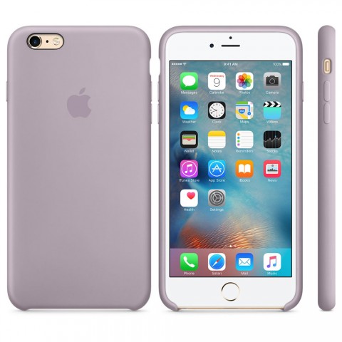 Чехол силиконовый для iPhone 6/6s, сиреневый цвет-1