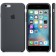 Чехол силиконовый для iPhone 6/6s, угольно-серый цвет