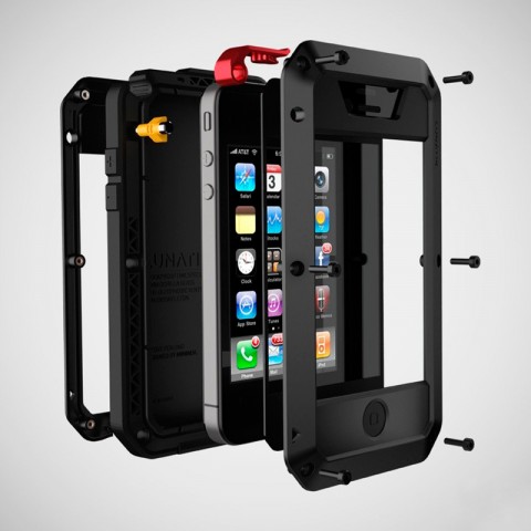 Чехол защитный для iPhone 5/5S Lunatik Taktik Extreme, желтый-3