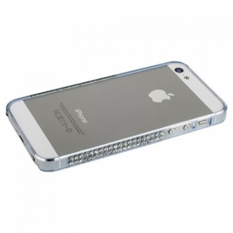 Чехол-бампер со стразами для iPhone 5/5S /SE-1