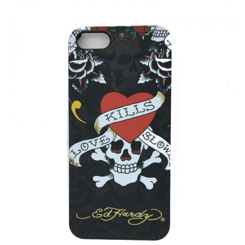 Чехол накладка Ed Hardy для iPhone 5/5s/SE 