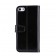 Чехол Modena для iPhone 5/5S/SE из кожи, задняя застёжка, чёрный