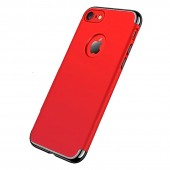 Чехол-накладка для iPhone 6 Plus/6s Plus TPU красный с хромом, глянцевый Чехол-накладка для iPhone 6 Plus/6s Plus TPU красный с хромом, глянцевый