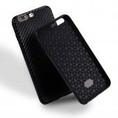 Чехол-накладка для iPhone 7 Plus / 8 Plus TPU карбон-имитация, черный Чехол-накладка для iPhone 7 Plus / 8 Plus TPU карбон-имитация, черный