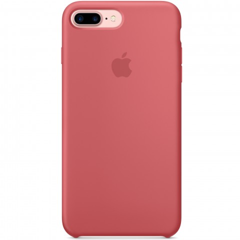 Чехол силиконовый для iPhone 7 Plus / 8 Plus, "розовая камелия"