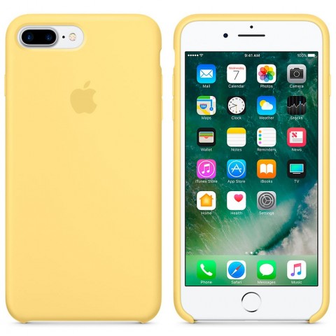 Чехол силиконовый для iPhone 7 Plus / 8 Plus, "жёлтая пыльца"-1