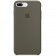 Чехол силиконовый для iPhone 7 Plus / 8 Plus, тёмно-оливковый