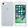 Чехол силиконовый для iphone-8/7, дымчато-голубой