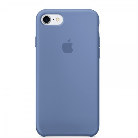 Чехол силиконовый для iphone-8/7, лазурный
