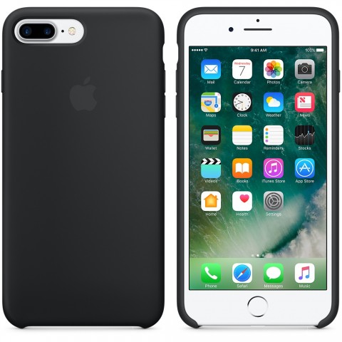 Чехол силиконовый для iPhone 7 Plus / 8 Plus, черный-1