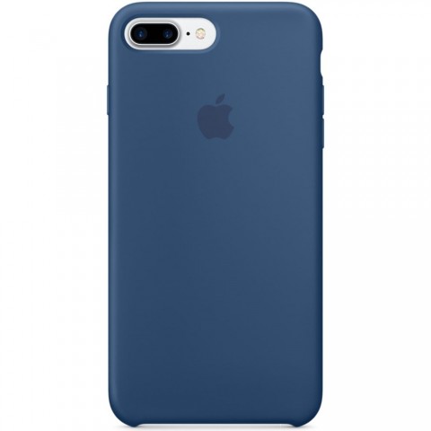 Чехол силиконовый для iPhone 7 Plus / 8 Plus, "глубокий синий"