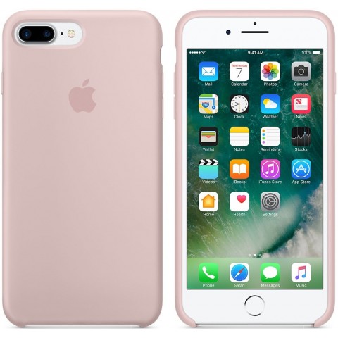 Чехол силиконовый для iPhone 7 Plus / 8 Plus, "розовый песок"-1