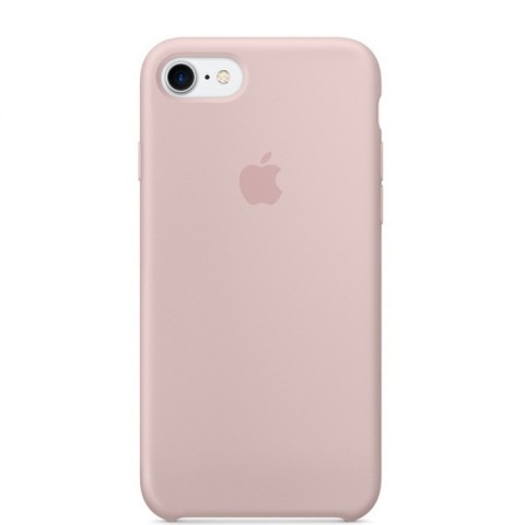 Чехол силиконовый для iphone-8/7, "розовый песок"