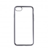 Чехол-накладка для iphone-8/7 силиконовый с рамкой, серый Чехол-накладка для iphone-8/7 силиконовый с рамкой, серый