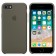 Чехол силиконовый для iphone-8/7, темно-оливковый
