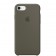 Чехол силиконовый для iphone-8/7, темно-оливковый