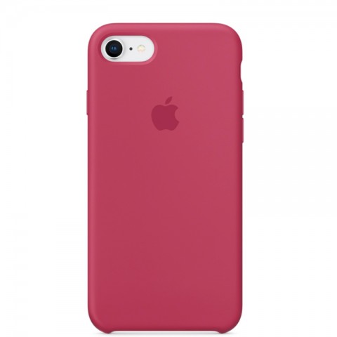 Чехол силиконовый для iphone-8/7, красная роза