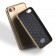 Чехол-накладка для iphone-8/7 TPU карбон-имитация, золотой