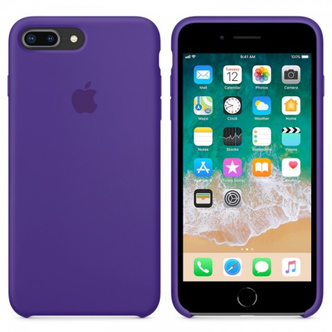 Чехол силиконовый для iPhone 7 Plus / 8 Plus, ультрафиолет-2