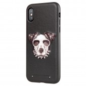 Чехол-накладка кожаный Viva Madrid для iPhone X, Culto Dog Чехол-накладка кожаный Viva Madrid для iPhone X, Culto Dog
