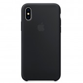 Силиконовый чехол для iPhone X, черный Силиконовый чехол для iPhone X, черный