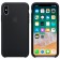 Силиконовый чехол для iPhone X, черный