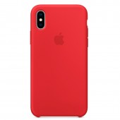 Силиконовый чехол для iPhone X, красный
