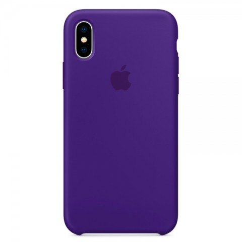 Силиконовый чехол для iPhone X, «ультрафиолет»