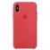 Силиконовый чехол для iPhone X, «спелая малина»