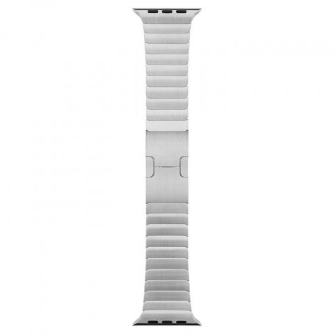 Блочный браслет 42мм для Apple Watch, серебристого цвета-2