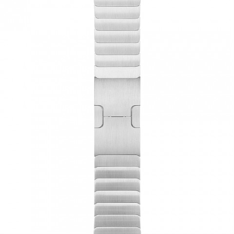 Блочный браслет 42мм для Apple Watch, серебристого цвета