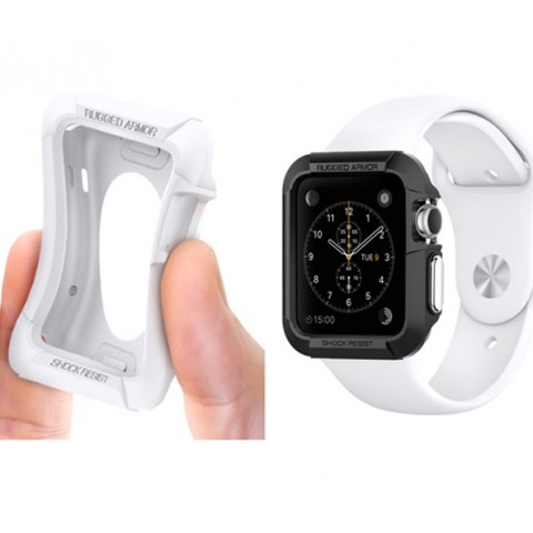 Чехол TPU защитный Rugged Armor для Apple Watch 42mm-2