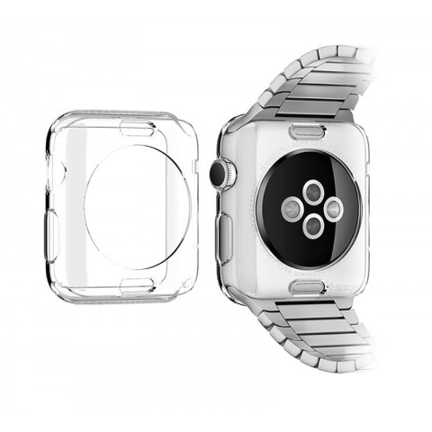 Чехол TPU прозрачный для Apple Watch 42mm-2