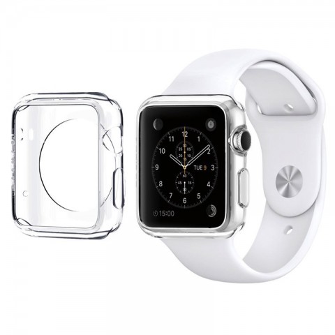 Чехол TPU прозрачный для Apple Watch 42mm-1