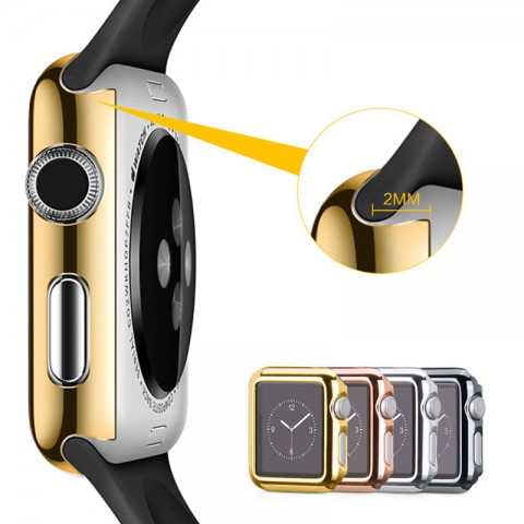 Клип-кейс пластиковый для Apple Watch 38mm защитный-1