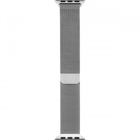 Миланский сетчатый браслет 42/44мм для Apple Watch, серебристого цвета-1