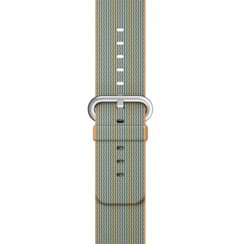 Ремешок из плетёного нейлона 42/44мм для Apple Watch, ореховый/голубой-4