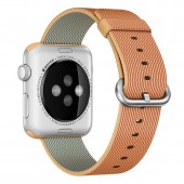 Ремешок из плетёного нейлона 38/40мм для Apple Watch, ореховый/розовый Ремешок из плетёного нейлона 38/40мм для Apple Watch, ореховый/розовый