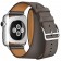 Ремешок Double Tour кожаный для Apple Watch 42/44/45mm, серый